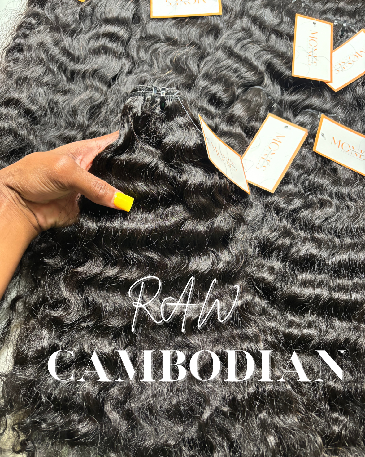 Raw Cambodian Curly Single Bundles ( PRE ORDER )