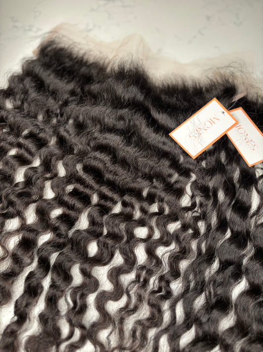 Raw Cambodian Curly Frontals (READY TO SHIP)